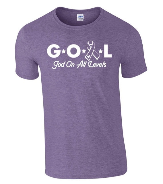 Lupus/Alzheimer’s Awareness “G.O.A.L” Tee