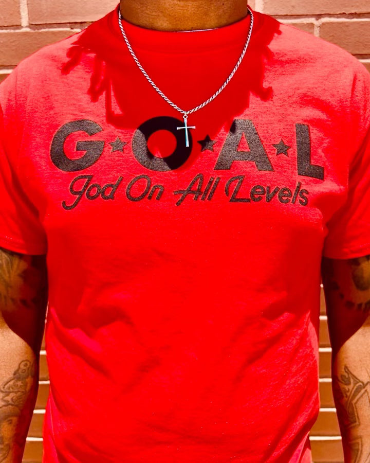 Original "G.O.A.L" Kings Red Tee